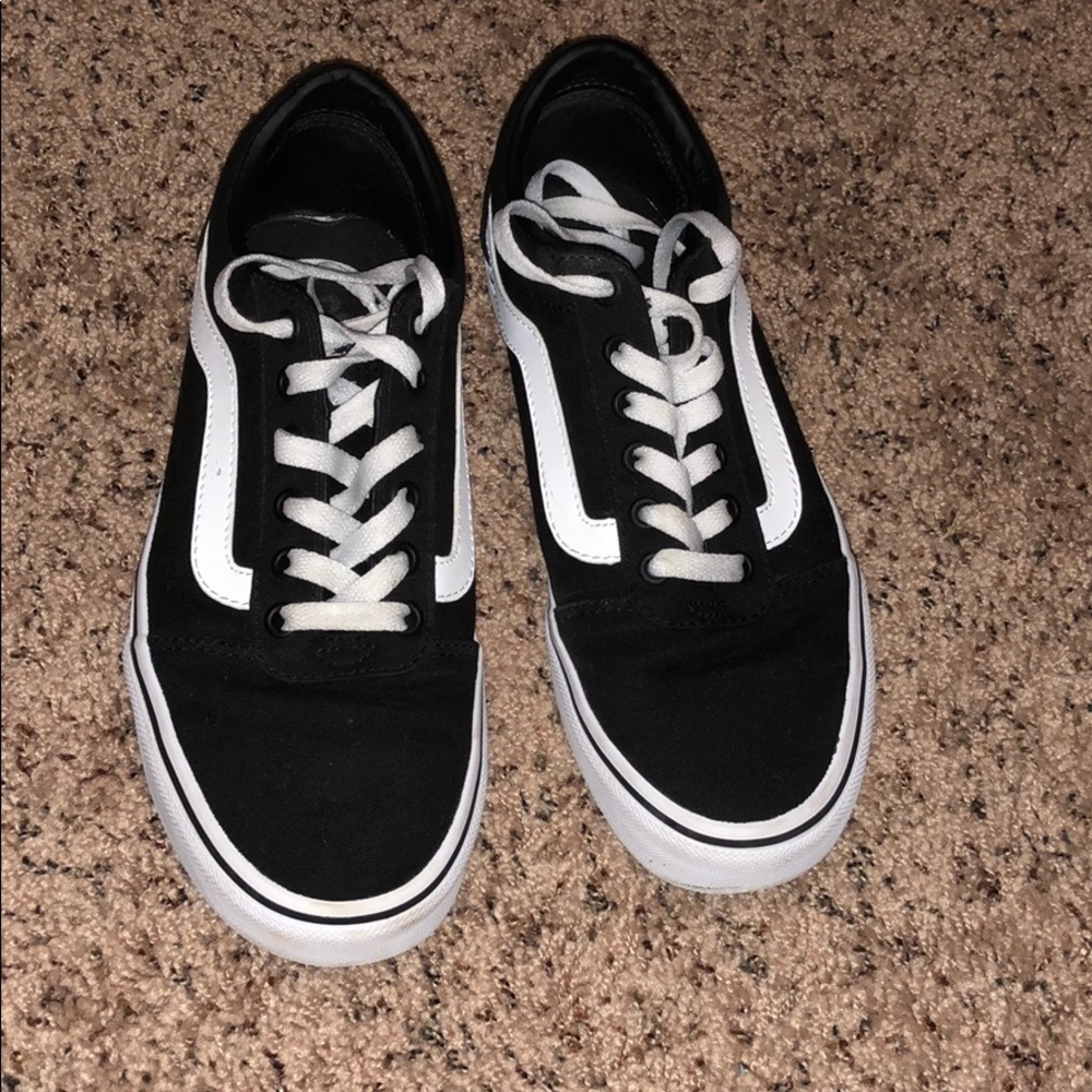 Black old Skool vans